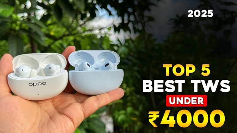 Top 5 Earbuds Under ₹4000 with Powerful Sound Quality in 2025