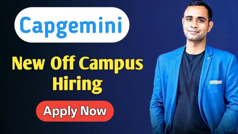 Capgemini Urgent Hiring